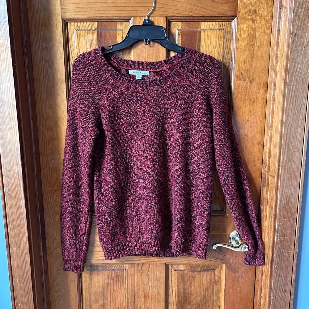 Croft & Barrow Maroon Knit Sweater